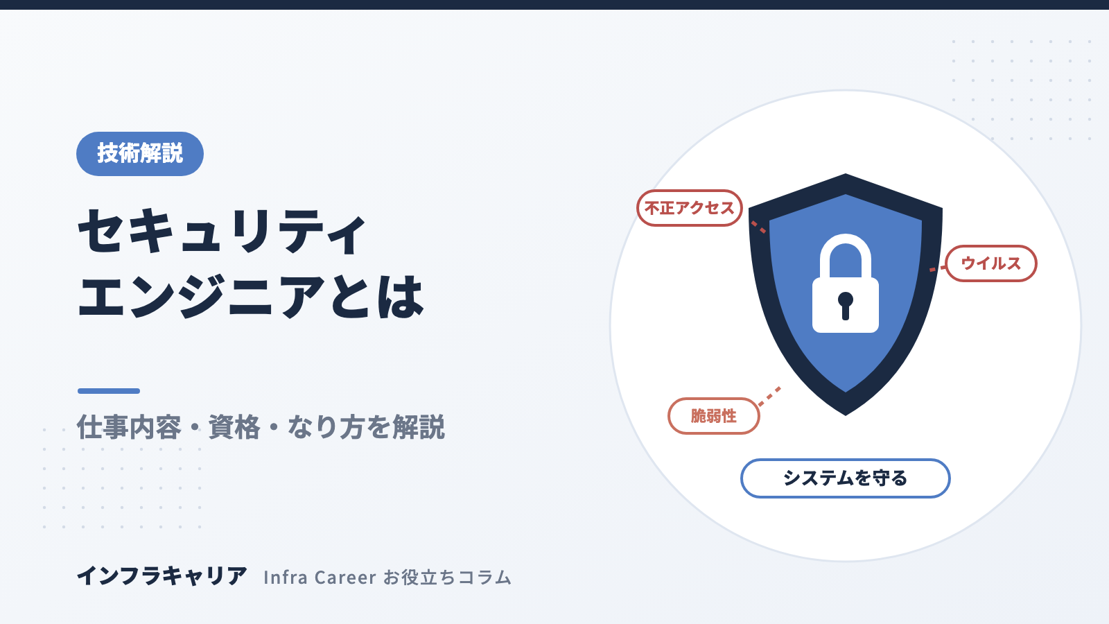 セキュリティエンジニアとは？仕事内容・年収・資格となるには｜未経験からの道筋